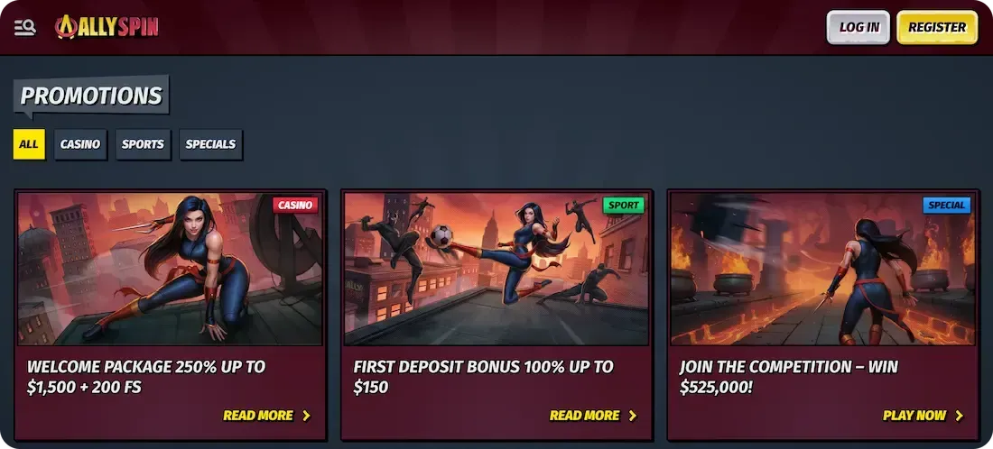 allyspin casino sport